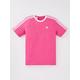 adidas Sportswear Junior Essentials Short Sleeve T-Shirt - Pink, Dark Pink, Size 13-14 Years