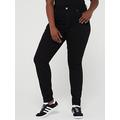 Tommy Jeans Curve Melany Ultra High Skinny Jean - Black, Black, Size 42, Inside Leg 32, Women