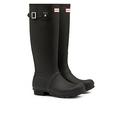 Hunter Original Tall Welly Boots - Black, Black, Size 4, Women