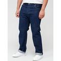 Levi's Big & Tall 501® Original Straight Fit Jeans - Onewash, Dark Wash, Size 40, Inside Leg Regular, Men