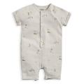 Mamas & Papas Baby Boys Adventure Shortie Romper - Cream, Cream, Size 6-9 Months