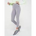 adidas Womens Training Optime Power 7/8 Tights - Grey, Grey, Size L, Women