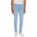 Skinny-fit-Jeans PEPE JEANS "SKINNY LW" Gr. 26, Länge 30, blau (bleached) Damen Jeans Röhrenjeans