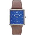 Quarzuhr DUGENA "Mannheim" Armbanduhren braun (braun, blau) Herren Uhren