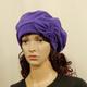 Large Fleece Beret Hat For Women Winter Lined Handmade