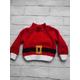 Santa Jumper For Children, Kids Clothing Christmas, Seasonal Knitwear, Red Sweater, Birth To Age 5, Hand Knitted