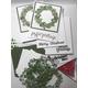 Diy Christmas Card Kit, Holiday Sets, , Wreath Card, Holiday