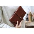 Leather Envelope Clutch - Handmade Handbag Small Leather Purse For Ritzy Gatherings Compact Streamlined Look
