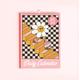 2024 Pink Checkered Daisy Calendar, 12 Month Hanging Colourful Prints, Daily Planner, A4 Date Organiser, Gifts For Her