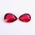 Gorgeous Mozambique Aaa Pink Corundum Ruby Pear Shape Cut Stone Gemstone Pair For Making Earrings 38.5 Ct. 22x16x8 Mm L-235