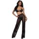 Seven 'til Midnight Seven til Midnight Pants and Bra Set - Black - L