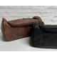 Personalised Mens Leather Wash Bags