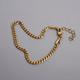 18K Gold Mens Bracelet Chain For Men, 3mm Bracelets Cuban Link Chain, Curb Women Men Bracelet, Women's Chains