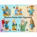 Beatrix Potter Peter Rabbit & Friends Collectable Mini Figurines Flopsy Tom Kitten Mrs