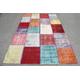 Turkish Rug, 5.3'x7.9' Feet, Vintage Rug, Oushak Patchwork Colorful Organic Area Salon Handmade Wool, 3054