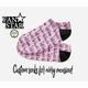 Delta Gamma Bid Day Socks, Women's Socks in Sparkle Or White, Great Gift