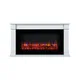 Bradbury-Ambience White Mdf Electric Led Electric Fire Suite