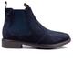 Base London Mens Suede Nelson Chelsea Boot - Navy - 7