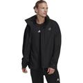 adidas Sportswear Mens Traveer Rain Jacket - Black - XS