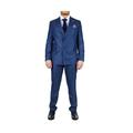 TruClothing Mens Classic Blue Double Breasted 2-Piece Suit - Size 52 (Chest)