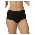 Sloggi Womens Basic+ Maxi Briefs - Black Cotton - Size 6XL