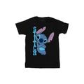 Disney Womens/Ladies Lilo And Stitch Posing Cotton Boyfriend T-Shirt (Black) - Size 4XL