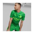 Puma Mens Manchester City Goalkeeper Short Sleeve Jersey - Green - Size 2XL