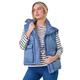 Roman Womens Pocket Detail Quilted Gilet - Blue - Size 18 UK