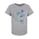 Disney Womens/Ladies Allow Yourself To Grow Mickey Mouse T-Shirt (Sports Grey/Black) - Size Small