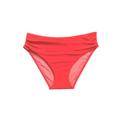 Moontide Womens Contours Ruched Bikini Brief - Red Polyamide - Size Small