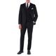 Harry Brown London Mens Caleb Black Three Piece Slim Fit Suit Viscose - Size 48 Regular