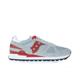 Saucony Originals Mens Shadow Original Trainers in Grey red Mesh - Size UK 10