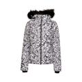 Dare 2B Womens/Ladies Glamorize III Leopard Print Padded Ski Jacket (Black/White) - Size 16 UK