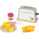 goki 51507 - Toaster - Spielset - Zubehör für Kinderküche und Kaufladen, aus Holz