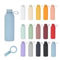 500ml Stainless Steel Water Bottle Leak-Proof Metal Sports Flask Durable Colorful Sports Bottle Multiple Colors Available Travel Mug 15colors Customizable