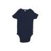 Old Navy Short Sleeve Onesie: Blue Solid Bottoms - Size 18-24 Month