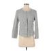 Ann Taylor LOFT Jacket: Short Gray Jackets & Outerwear - Women's Size 0