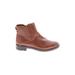 Franco Sarto Ankle Boots: Brown Solid Shoes - Women's Size 7 - Almond Toe