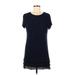 Lulus Casual Dress - Shift: Blue Solid Dresses - Women's Size Medium