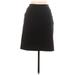 Eddie Bauer Casual Skirt: Black Solid Bottoms - Women's Size 10