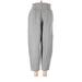 Nike Sweatpants - Super Low Rise: Gray Activewear - Women's Size Small