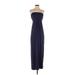 Cynthia Rowley TJX Casual Dress - Formal: Blue Dresses - Women's Size Small