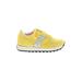 Saucony Sneakers: Yellow Color Block Shoes - Women's Size 8 - Almond Toe