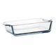 Alipis 3pcs Baking Bowl Baking Tray Glass Baking Tray Baking Dish Decorative Tray Glass Bakeware Glass Casserole Pan Glass Baking Pan Cake Tray Steak Tempered Glass Tool