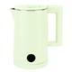 Electric Kettle, Cordless Electric Tea Kettle Auto Shutoff UK Plug 220V 2L Capacity Boil Dry Protection with Base for Home (Green)