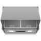 Neff D64MAC1X0B N30 60cm Integrated Cooker Hood - SILVER