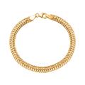 Hatton Garden Closeout -Italian Made 9K Yellow Gold Curb Bracelet (Size - 7.25), Gold Wt. 4.50 Gms