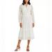Ralph Lauren Dresses | Lauren Ralph Lauren Sheer White Lace Trim Maxi Dress Size 8 - Ships Today! | Color: White | Size: 8