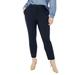 J. Crew Pants & Jumpsuits | J. Crew Ruby Cropped Navy Blue Twill Women's Trousers Size 8 | Color: Blue | Size: 8