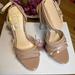 Jessica Simpson Shoes | Jessica Simpson Balina 3 Open Toe Heels | Color: Cream | Size: 7.5